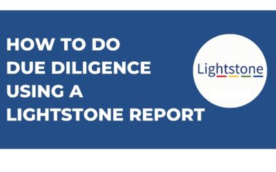 How to Do Property Investment Due Diligence Using a LightStone Report